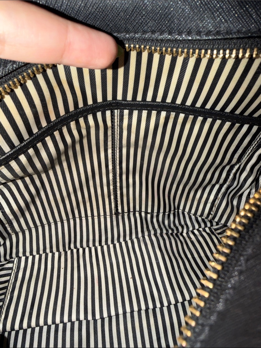 kate spade Black Leather Double-Handle Satchel - Picture 8 of 8